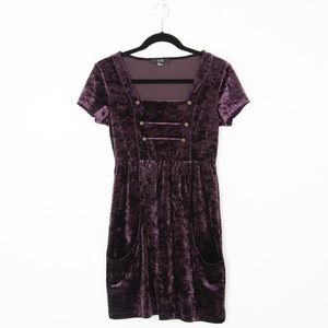 Forever 21 Marching Band Style Crushed Velvet Dress